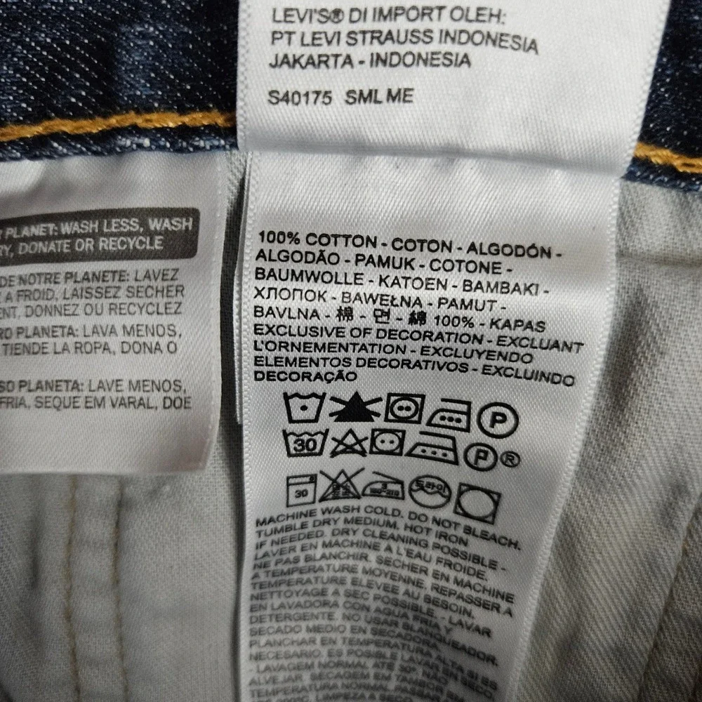 Levis 559 Relaxed Straight Jeans Mens 33x32 Blue Medium Wash Denim